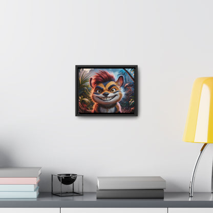 Rebel in the Jungle - Gallery Canvas Wraps, Horizontal Frame