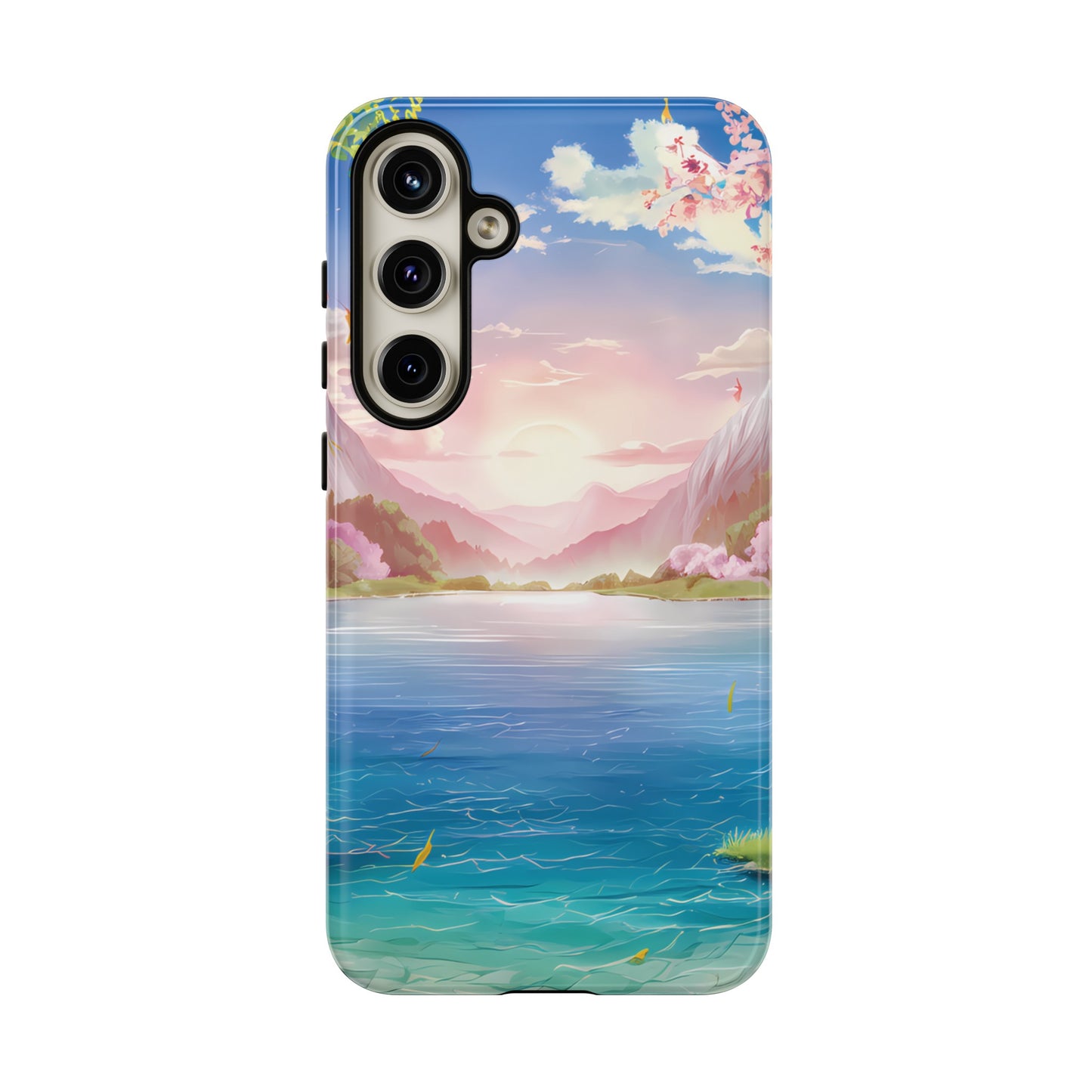 Serene Lake and Mountains - Smartphone Tough Cases
