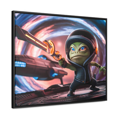Galactic Guardian: Defender of the Stars - Gallery Canvas Wraps, Horizontal Frame