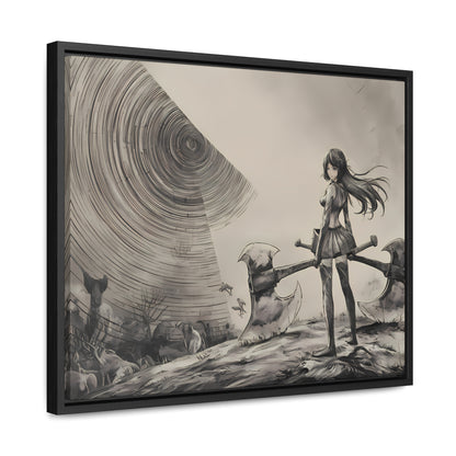 Echoes of the Abyss - Gallery Canvas Wraps, Horizontal Frame