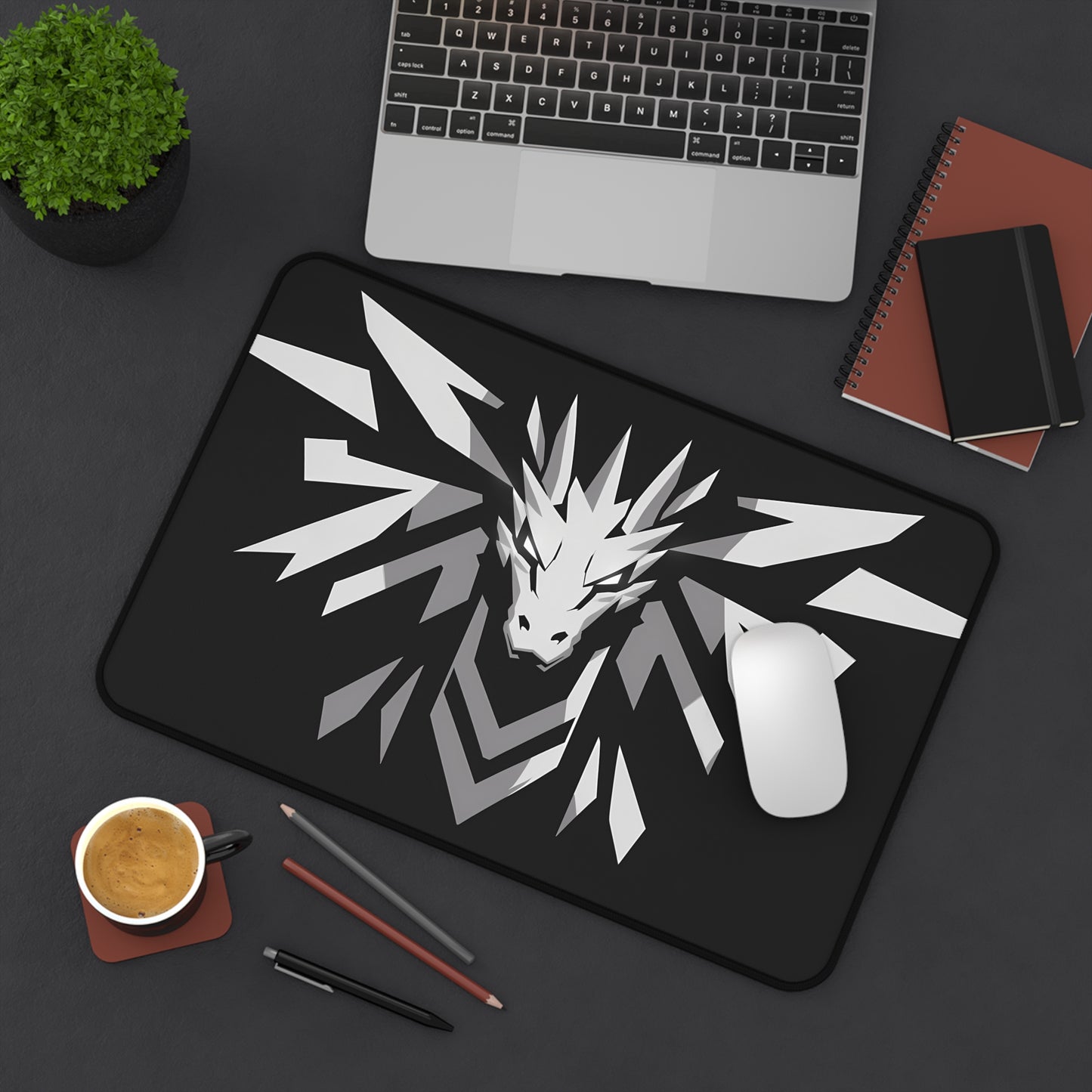 Geometric Dragon - Desk Mat