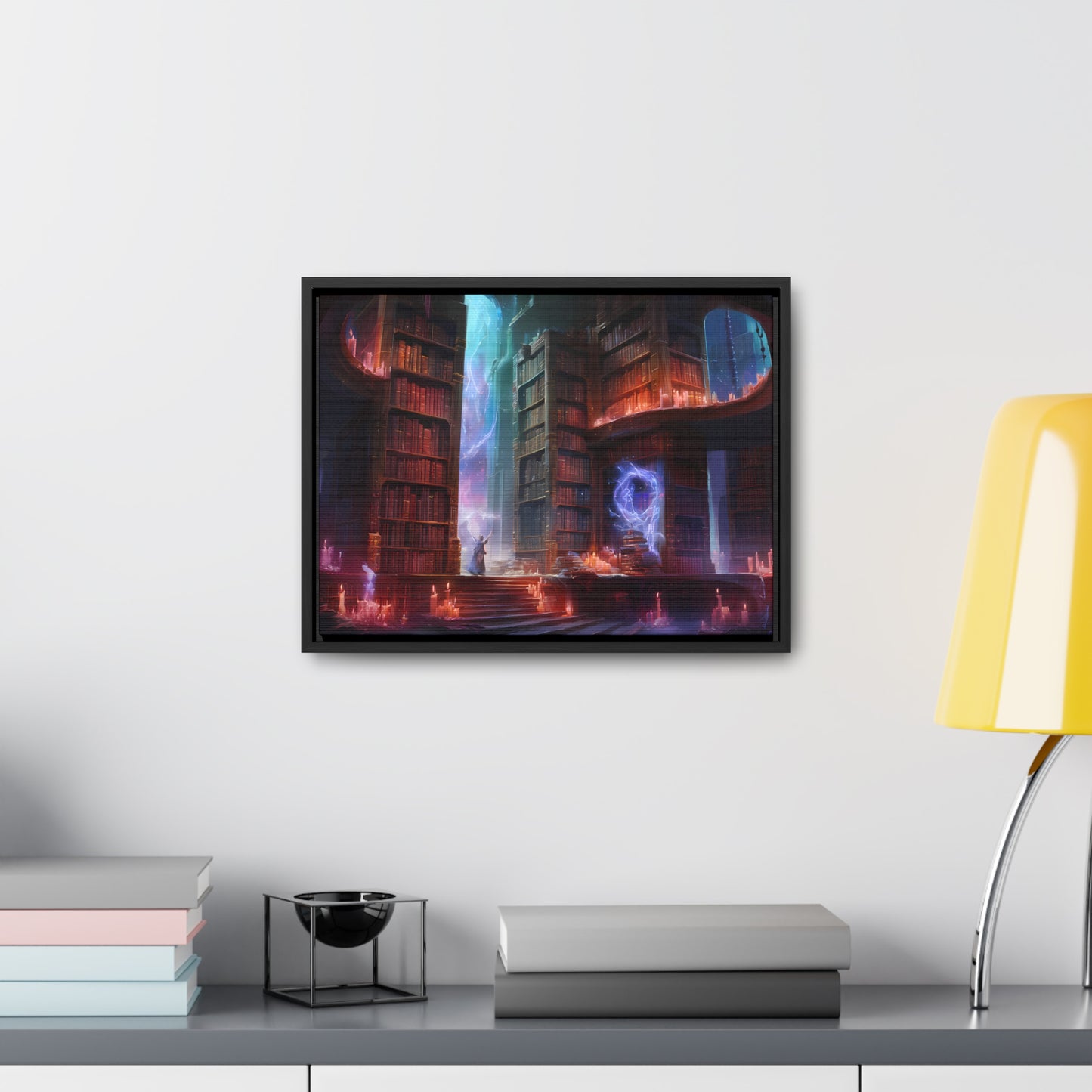The Arcane Library of Eternal Wisdom - Gallery Canvas Wraps, Horizontal Frame