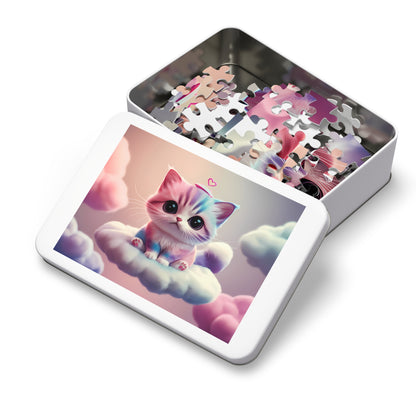 Cloud Kitty Dreams - Jigsaw Puzzle (30, 110, 252, 500,1000-Piece)