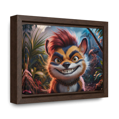 Rebel in the Jungle - Gallery Canvas Wraps, Horizontal Frame