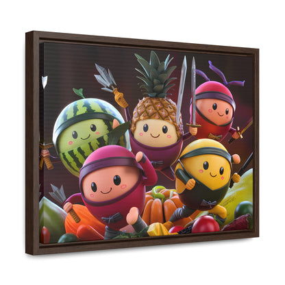 Fruit Ninja Warriors - Gallery Canvas Wraps, Horizontal Frame