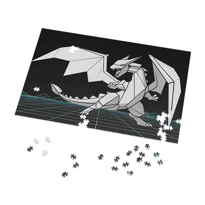 Origami Cyber Dragon - Jigsaw Puzzle (30, 110, 252, 500,1000-Piece)