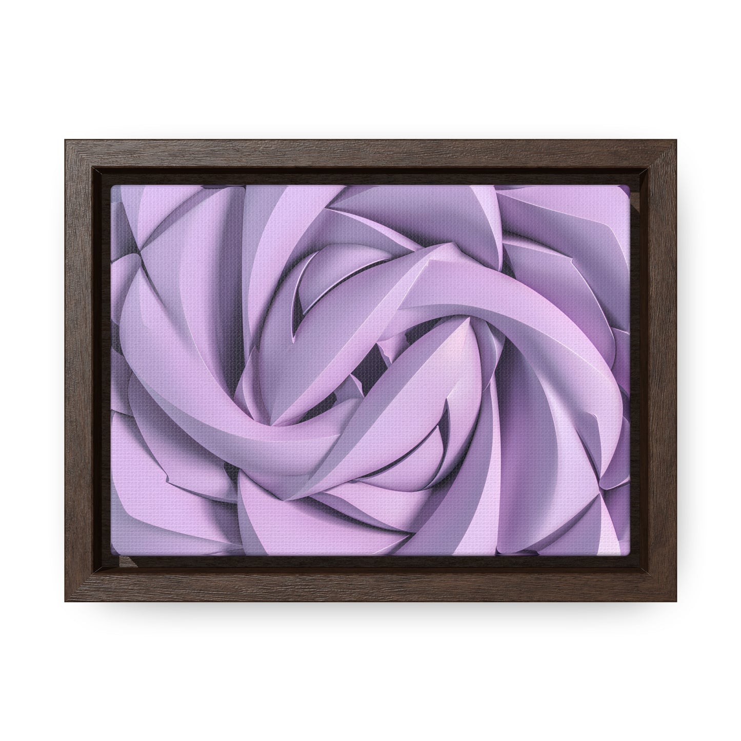 Spiral Petals - Gallery Canvas Wraps, Horizontal Frame