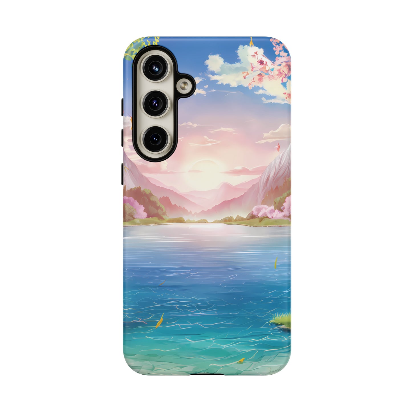 Serene Lake and Mountains - Smartphone Tough Cases