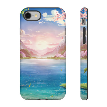 Serene Lake and Mountains - Smartphone Tough Cases