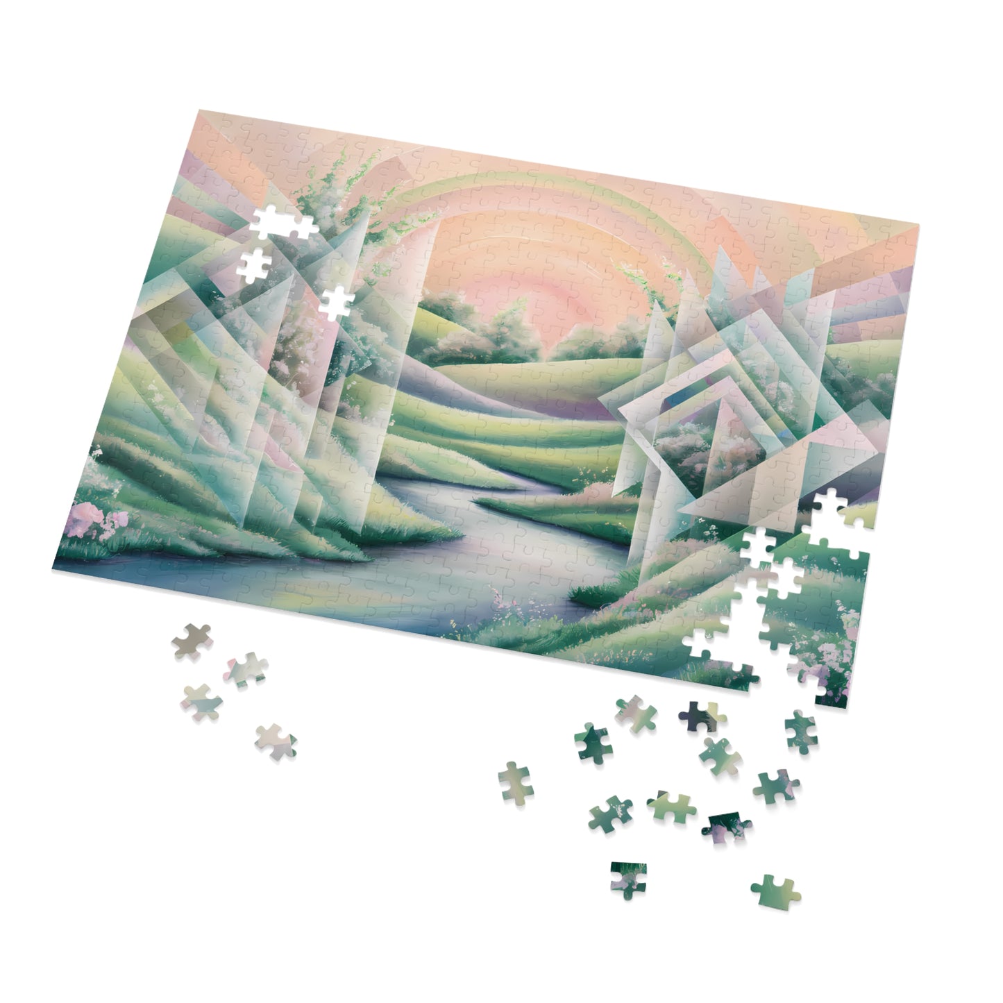 "Echoes of Serenity" - Jigsaw Puzzle (30, 110, 252, 500,1000-Piece)
