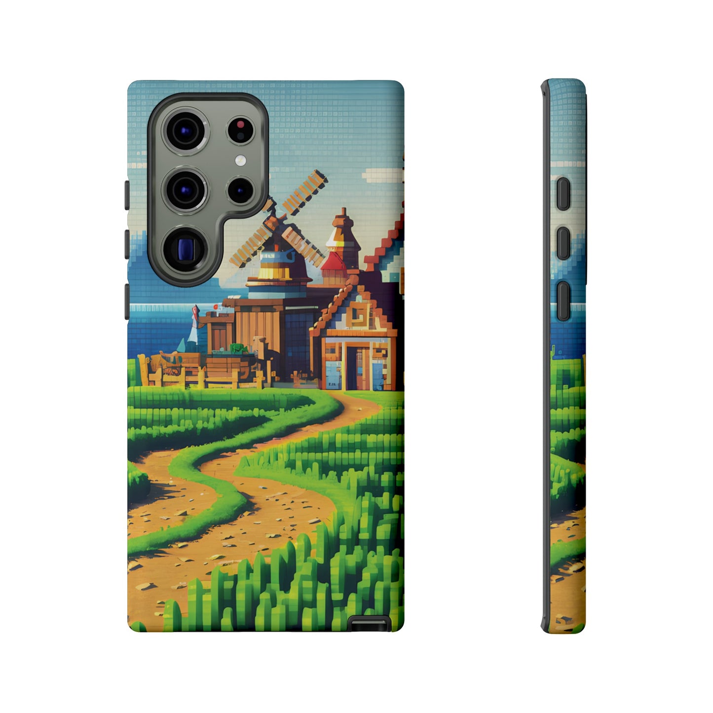Pixel farming Village - Smartphone Tough Cases