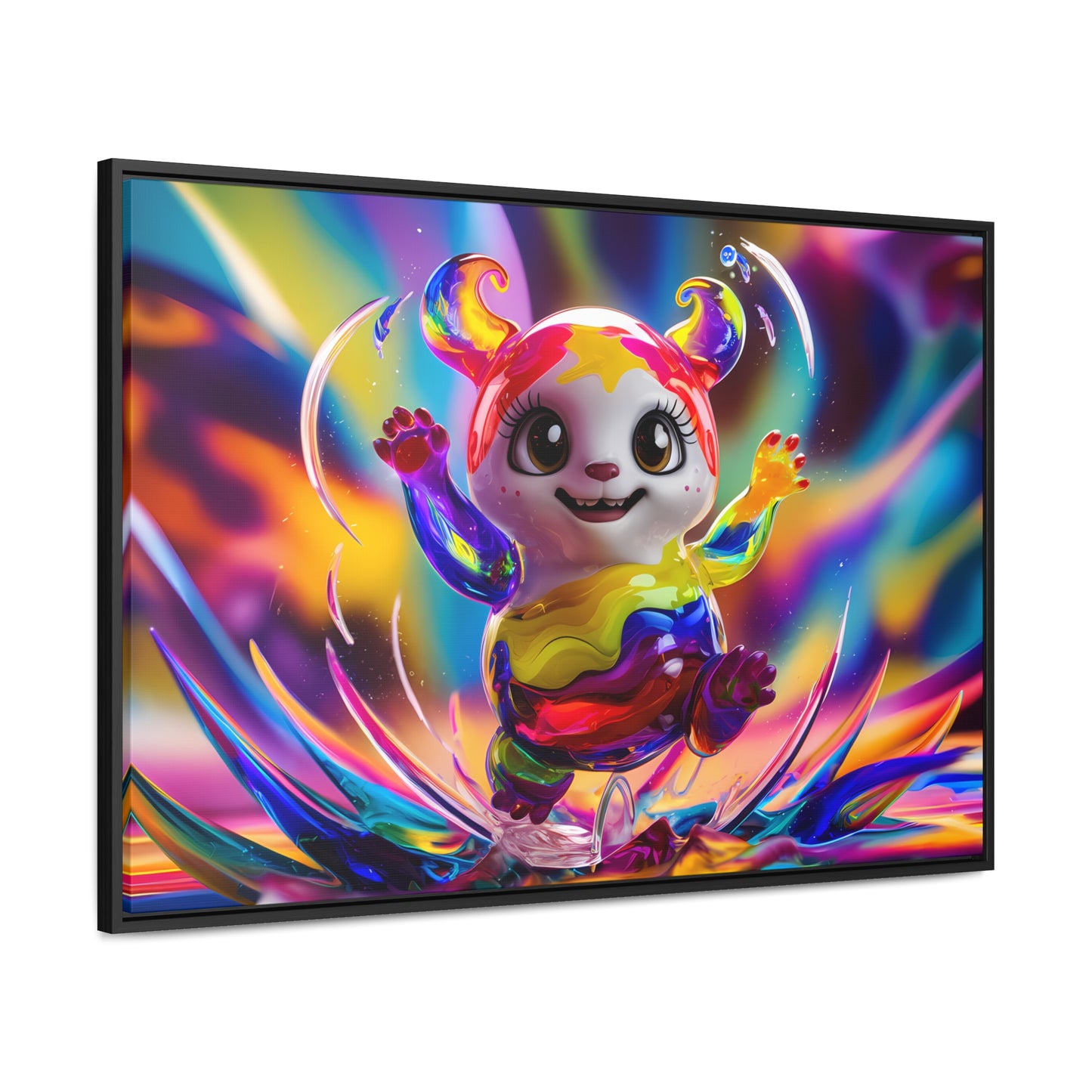 Splash of Joy - Gallery Canvas Wraps, Horizontal Frame