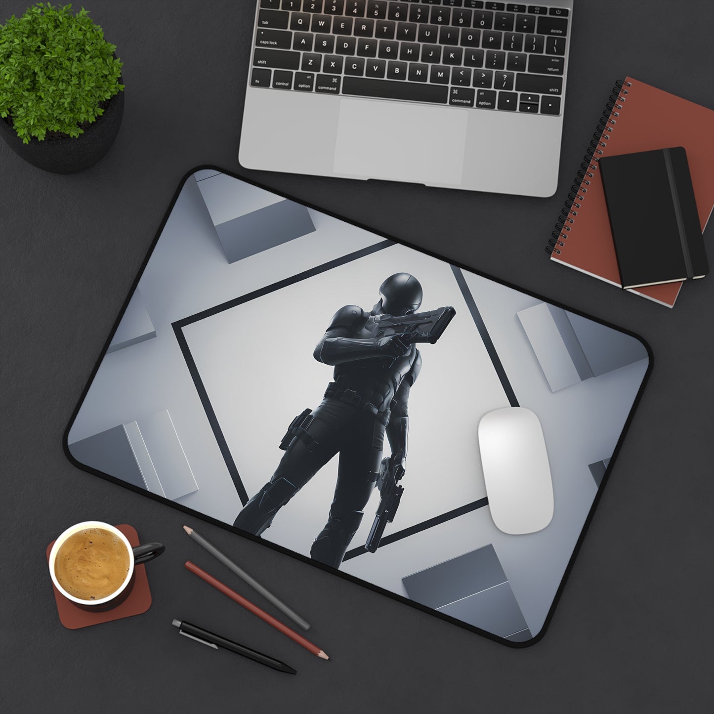 Sentinel of the Shadows - Desk Mat