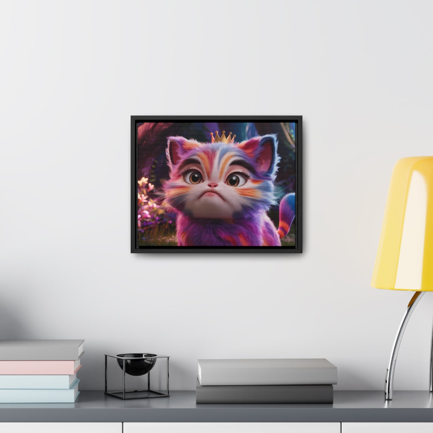 Regal Whiskers in the Enchanted Forest - Gallery Canvas Wraps, Horizontal Frame