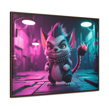 Punk Alley Prowler - Gallery Canvas Wraps, Horizontal Frame
