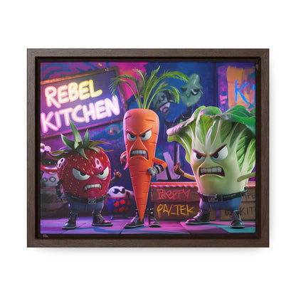 Rebel Veggie Squad - Gallery Canvas Wraps, Horizontal Frame