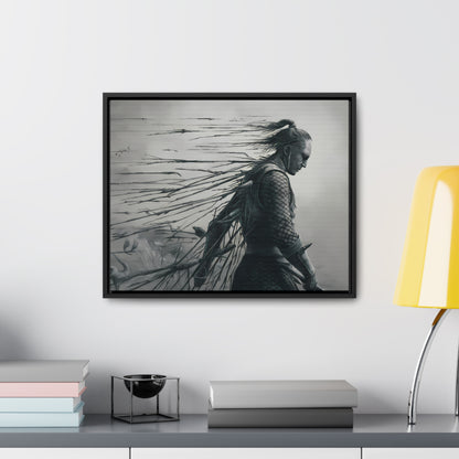 "Endurance in Silence" - Gallery Canvas Wraps, Horizontal Frame
