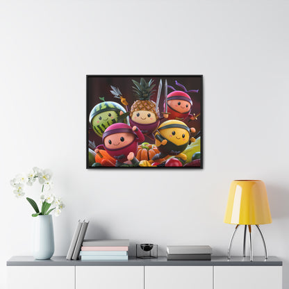 Fruit Ninja Warriors - Gallery Canvas Wraps, Horizontal Frame