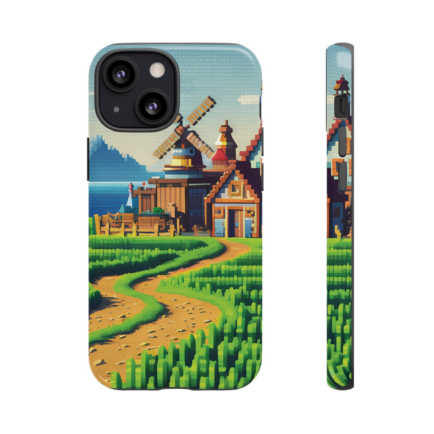 Pixel farming Village - Smartphone Tough Cases
