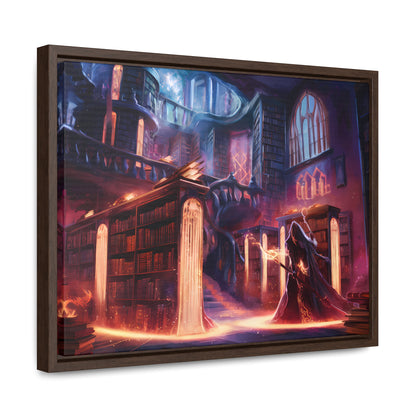 The Arcane Library of Eternal Knowledge - Gallery Canvas Wraps, Horizontal Frame