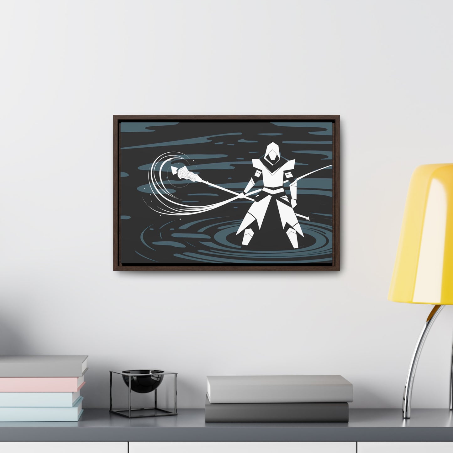 "Guardian of the Abyss" - Gallery Canvas Wraps, Horizontal Frame