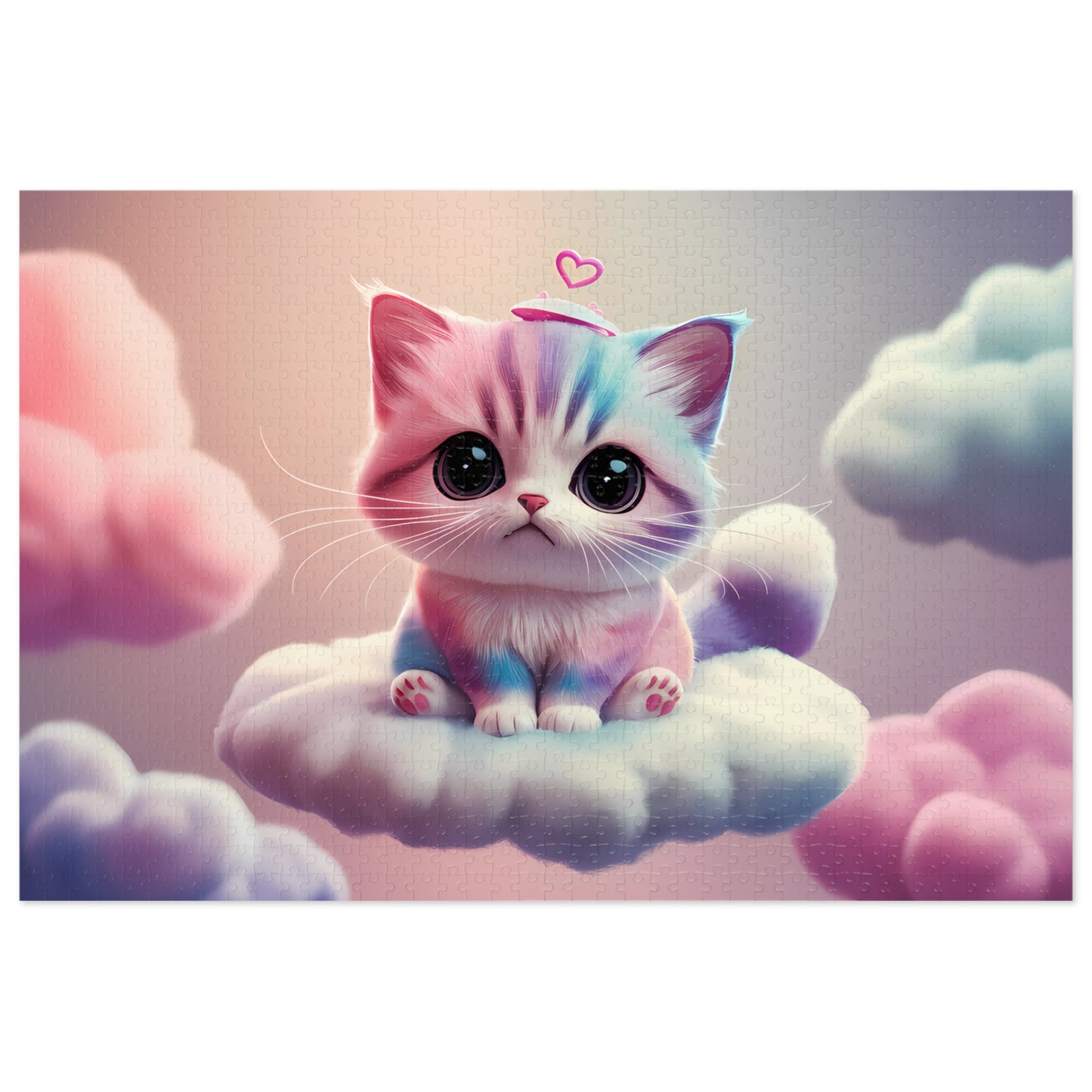 Cloud Kitty Dreams - Jigsaw Puzzle (30, 110, 252, 500,1000-Piece)