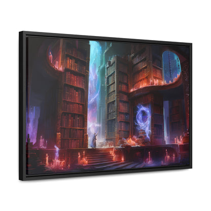 The Arcane Library of Eternal Wisdom - Gallery Canvas Wraps, Horizontal Frame