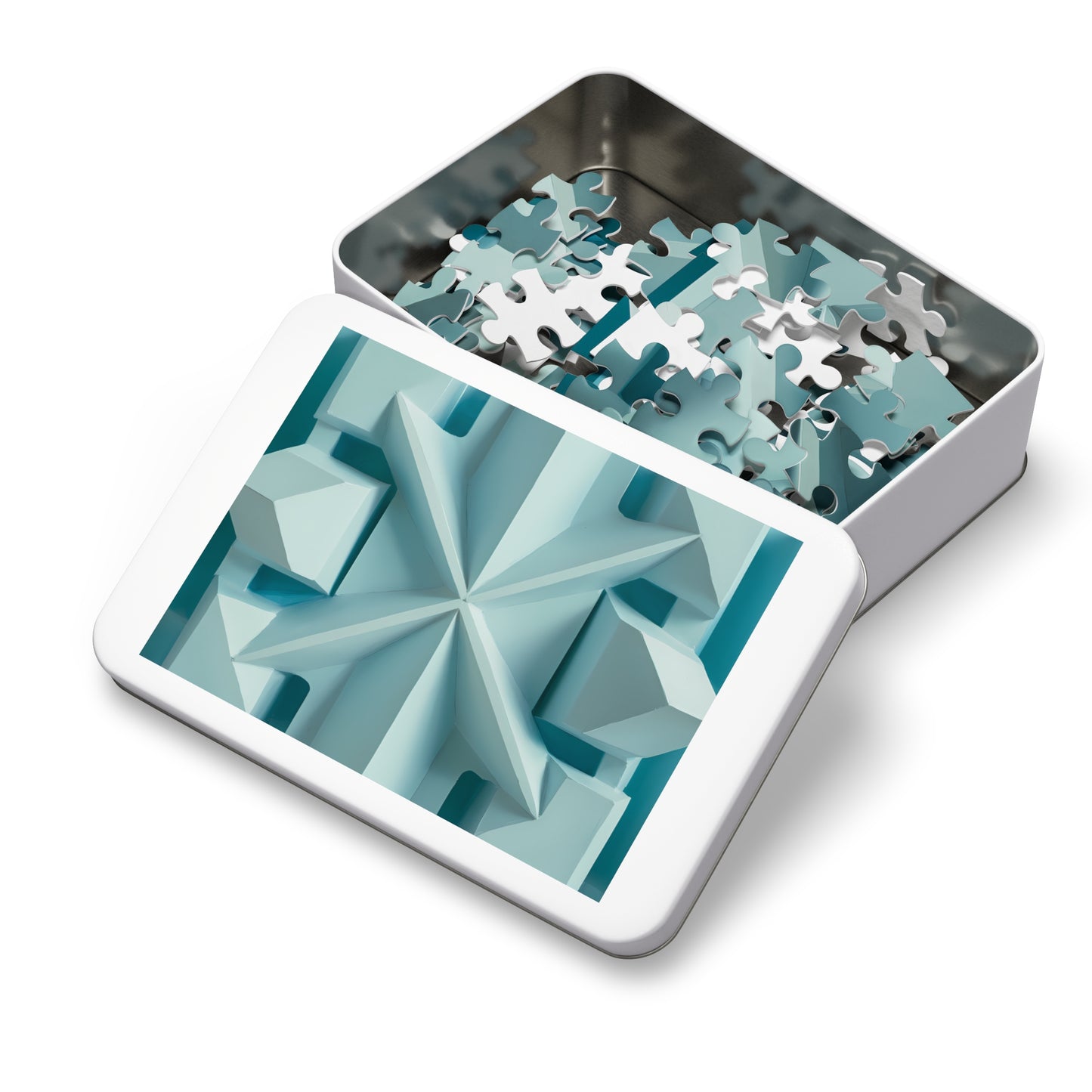 Geometric Frost - Jigsaw Puzzle (30, 110, 252, 500,1000-Piece)