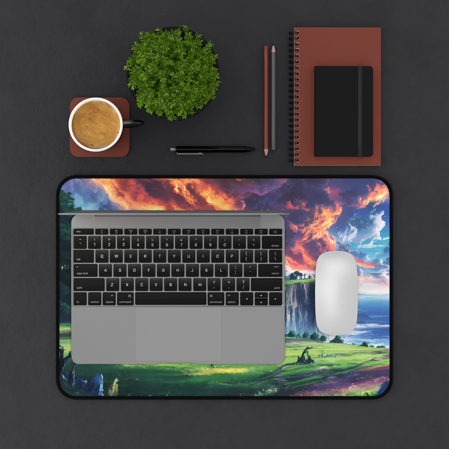 Edge of the Burning Horizon - Desk Mat