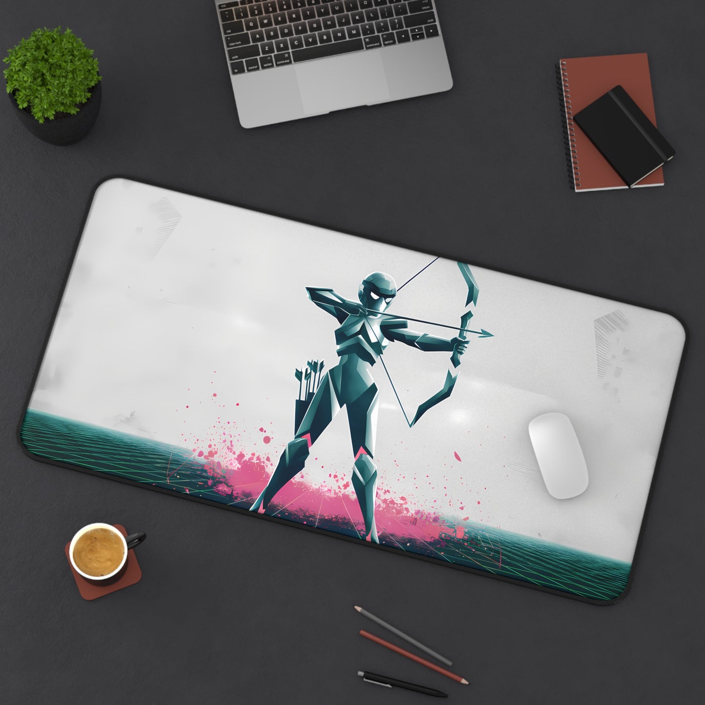 Cyber Archer's Precision - Desk Mat