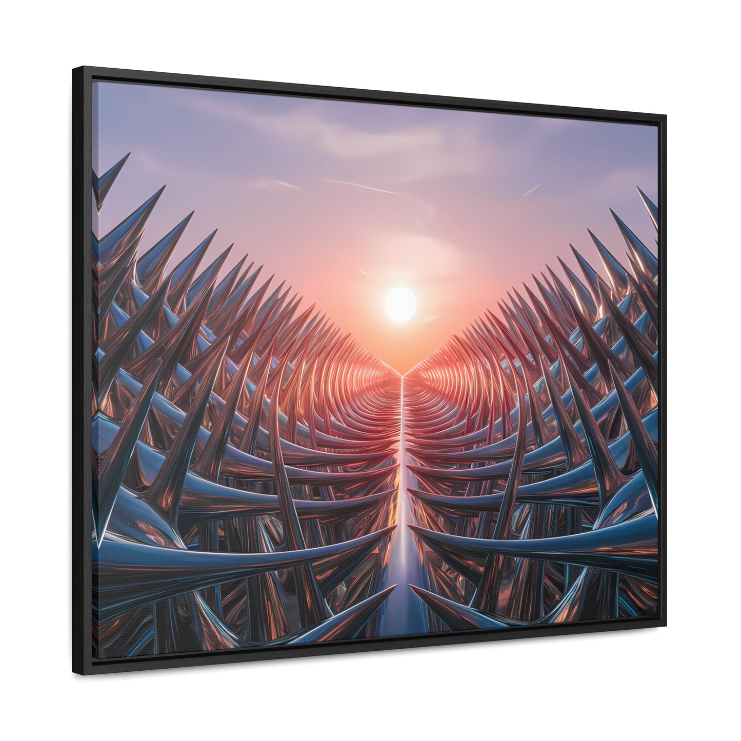Path of Thorns at Sunrise - Gallery Canvas Wraps, Horizontal Frame
