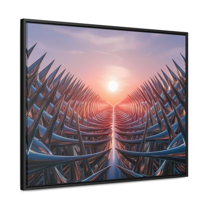 Path of Thorns at Sunrise - Gallery Canvas Wraps, Horizontal Frame