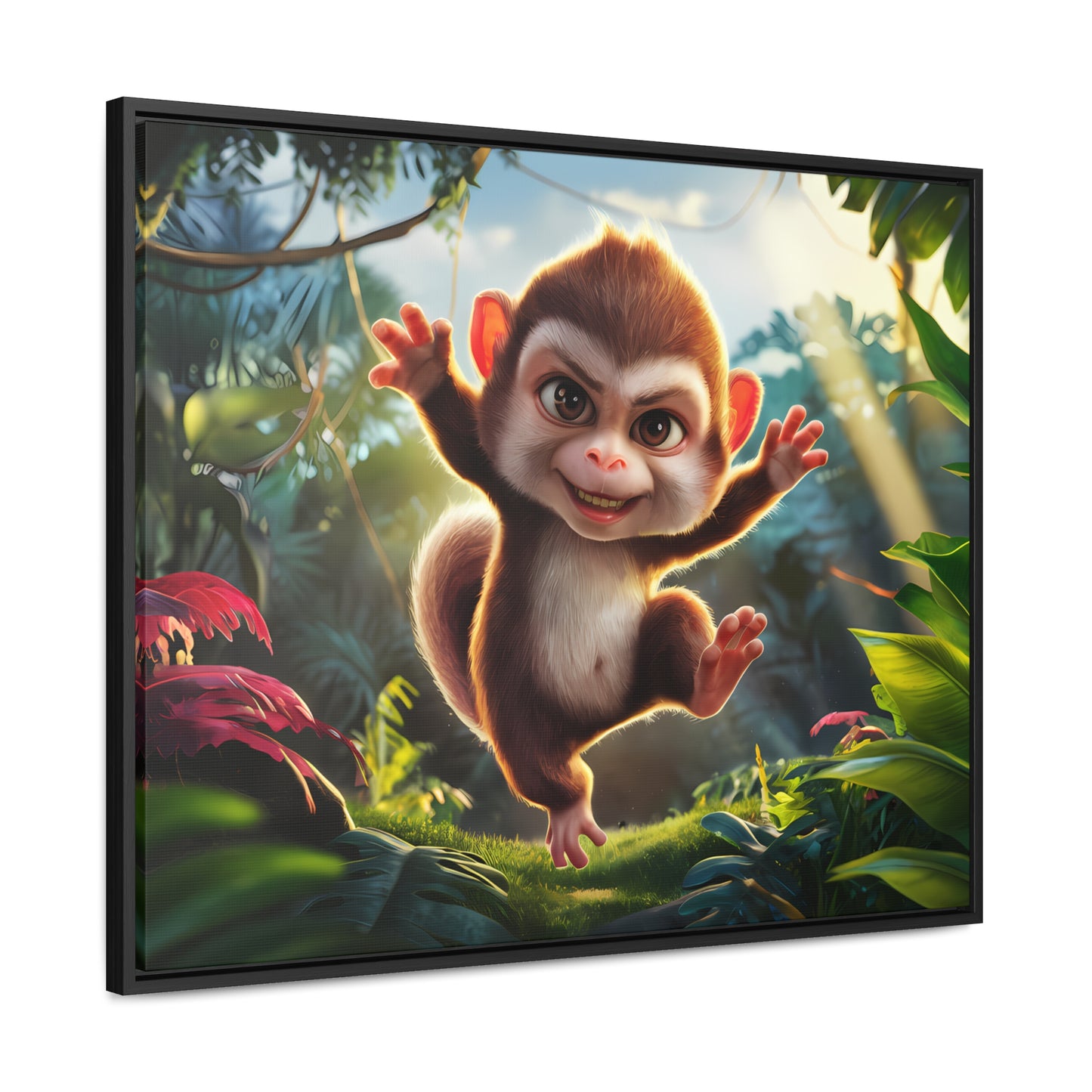 Jungle Joy - Gallery Canvas Wraps, Horizontal Frame