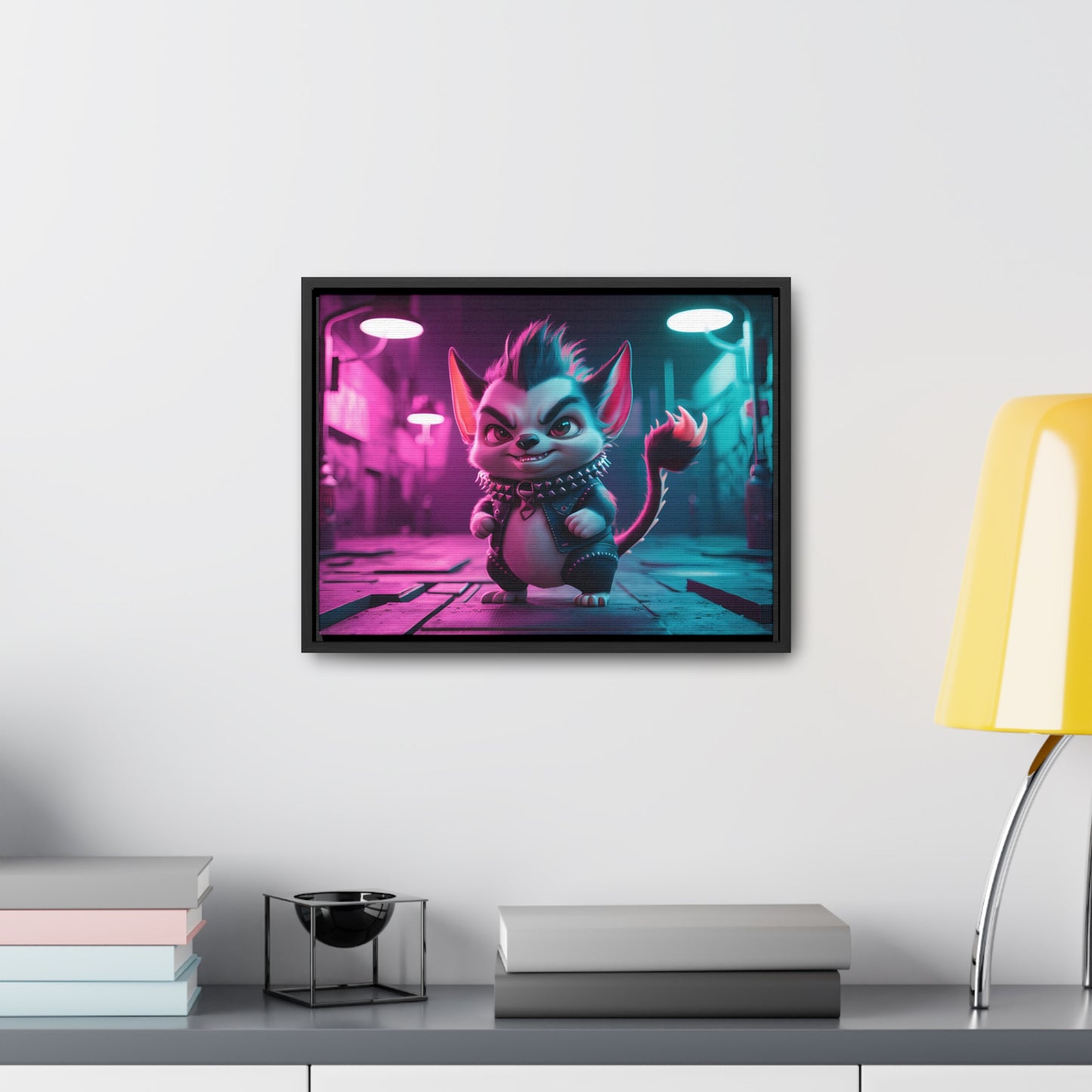 Punk Alley Prowler - Gallery Canvas Wraps, Horizontal Frame