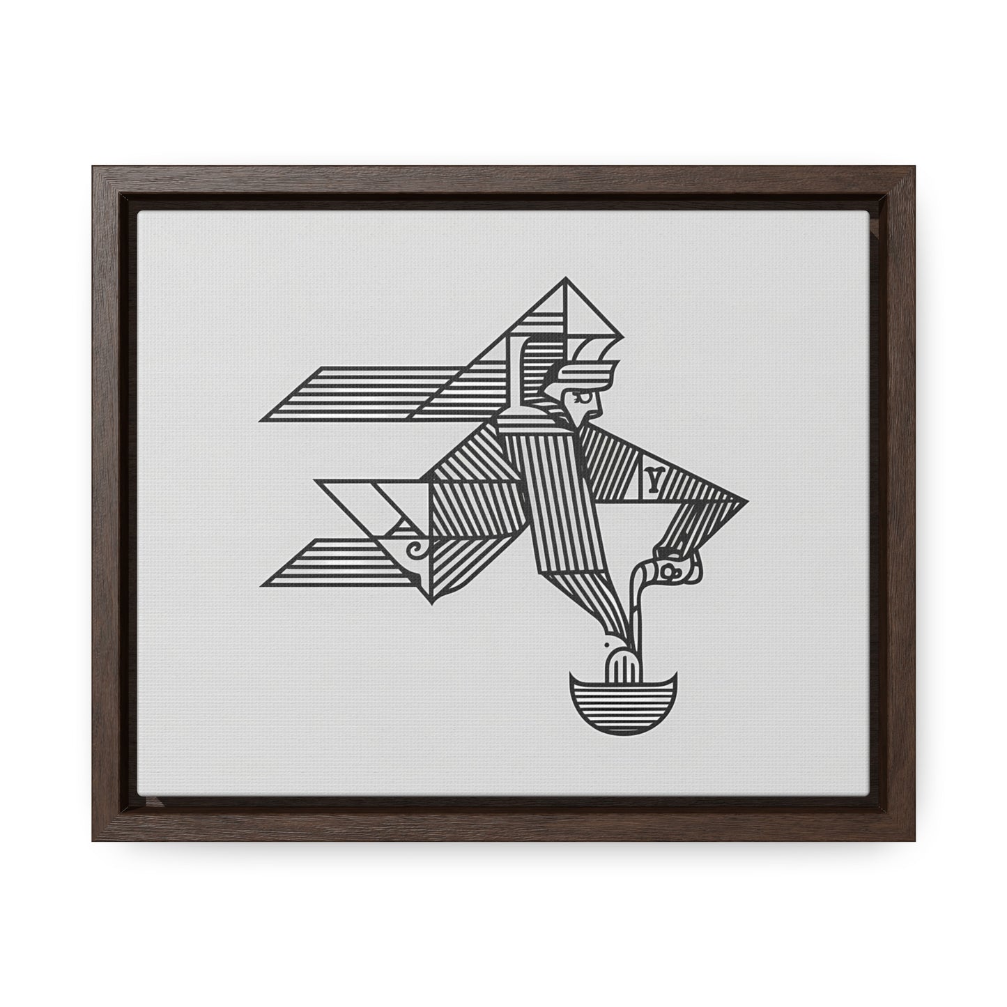 "The Water Bearer" - Gallery Canvas Wraps, Horizontal Frame