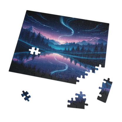 Dawn at magical Lake- Jigsaw Puzzle (30, 110, 252, 500,1000-Piece)