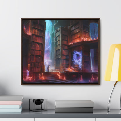 The Arcane Library of Eternal Wisdom - Gallery Canvas Wraps, Horizontal Frame