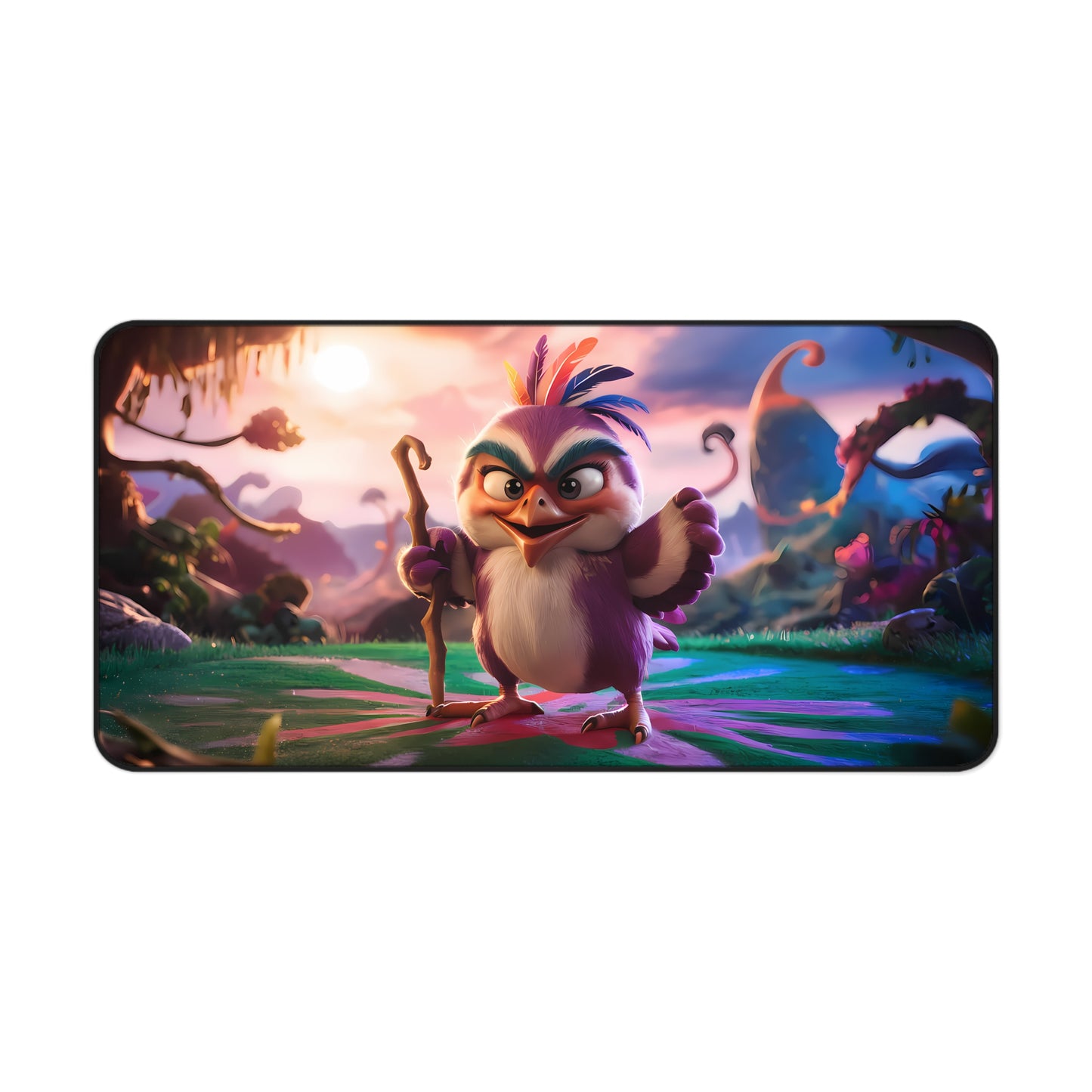 Guardian of the Enchanted Forest - Desk Mat