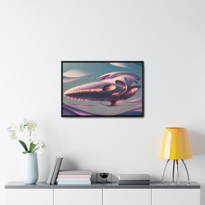 Voyage of the Celestial Whale - Gallery Canvas Wraps, Horizontal Frame