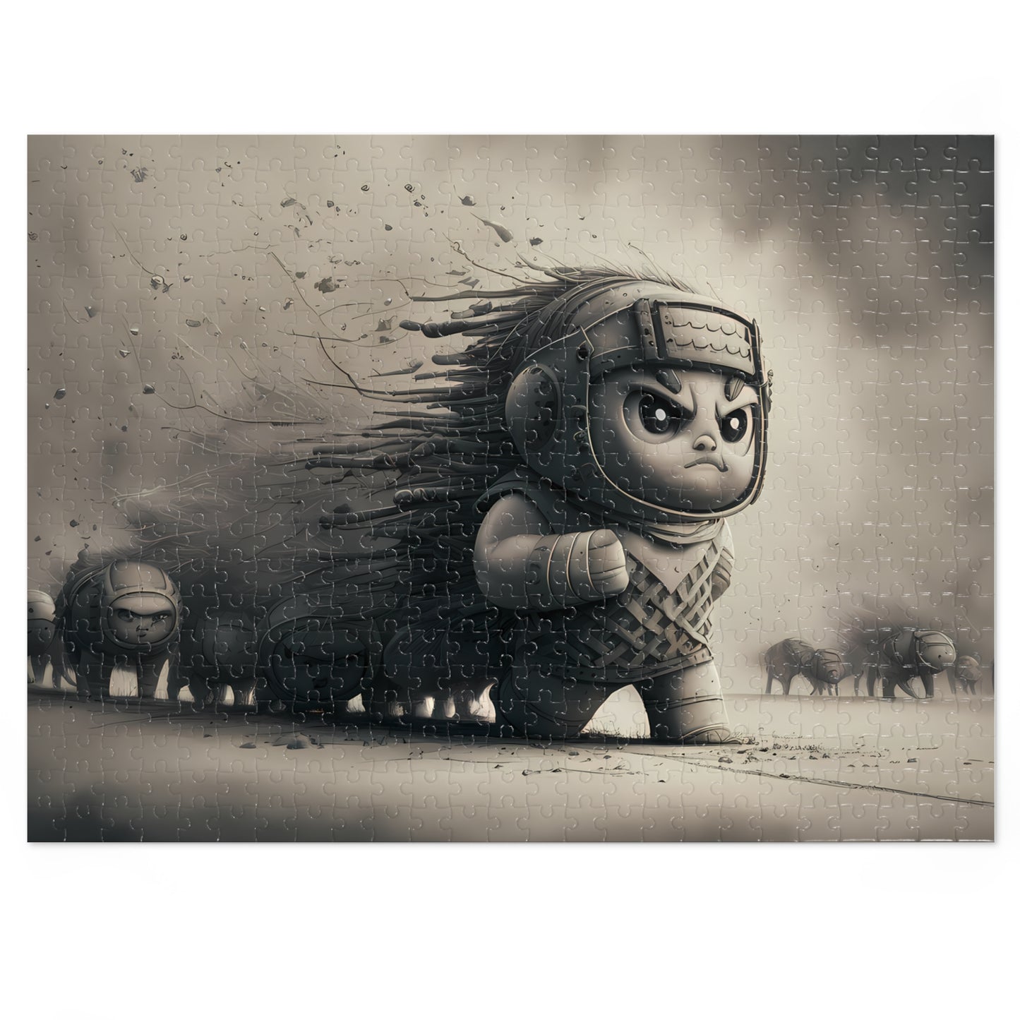 March of the Tiny Titans - Jigsaw Puzzle (30, 110, 252, 500,1000-Piece)