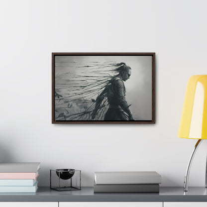 "Endurance in Silence" - Gallery Canvas Wraps, Horizontal Frame