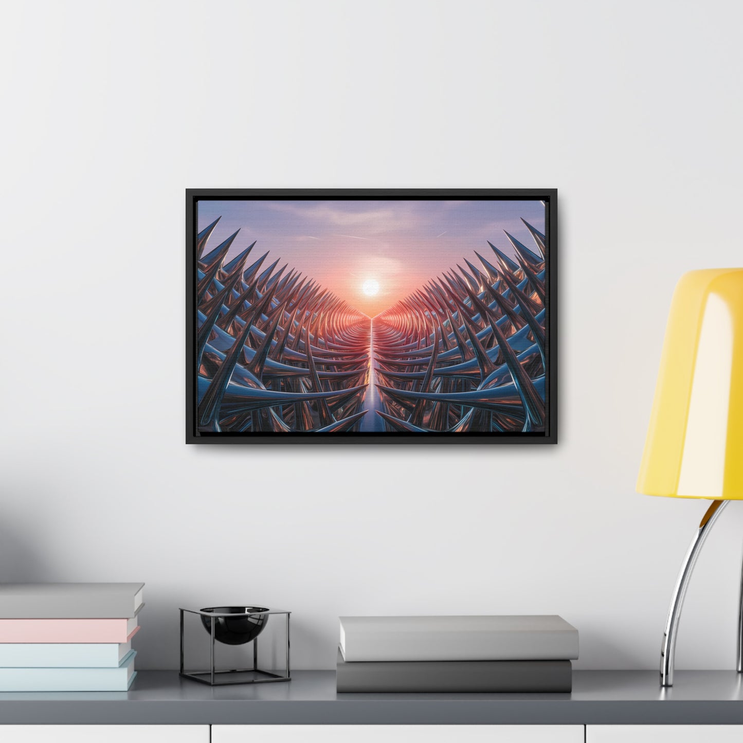 Path of Thorns at Sunrise - Gallery Canvas Wraps, Horizontal Frame