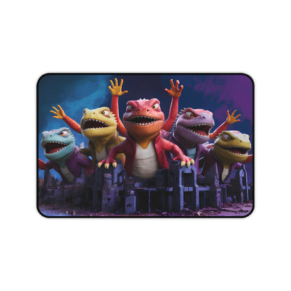 Reptilian Uprising: Dawn of the Lizard Lords - Desk Mat