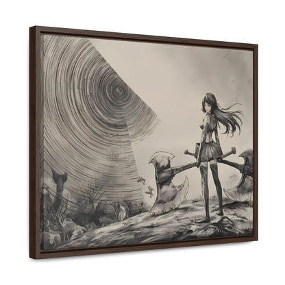 Echoes of the Abyss - Gallery Canvas Wraps, Horizontal Frame