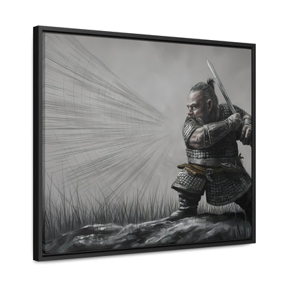 Defender of the Grey Plains - Gallery Canvas Wraps, Horizontal Frame