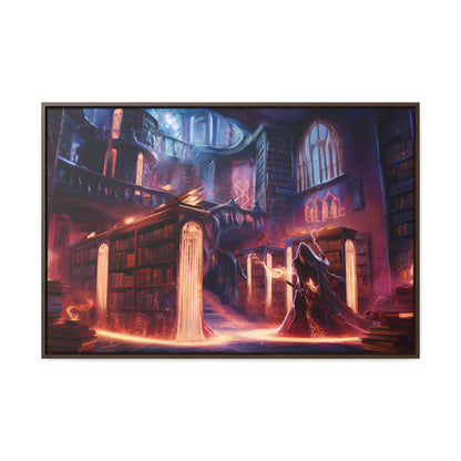 The Arcane Library of Eternal Knowledge - Gallery Canvas Wraps, Horizontal Frame