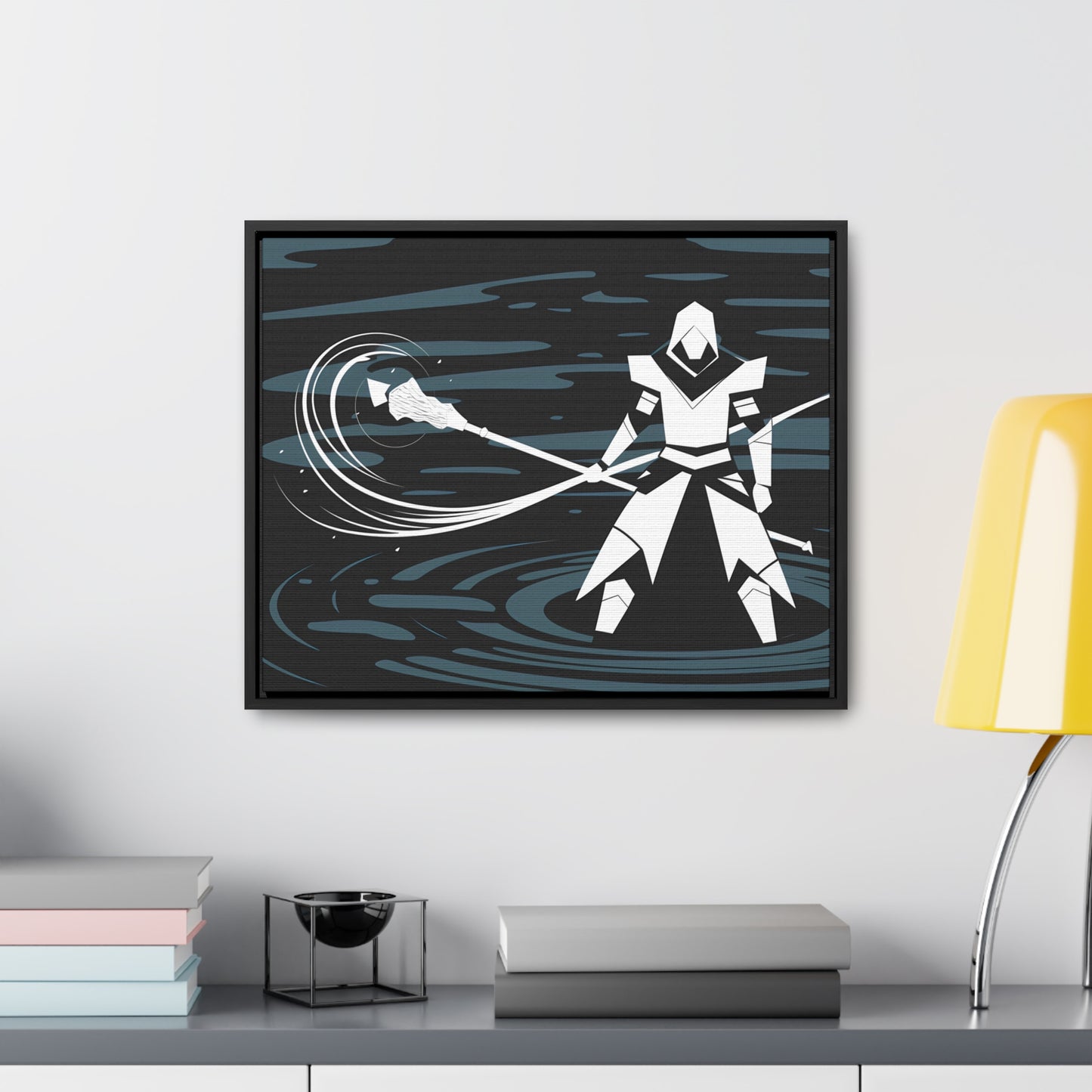 "Guardian of the Abyss" - Gallery Canvas Wraps, Horizontal Frame