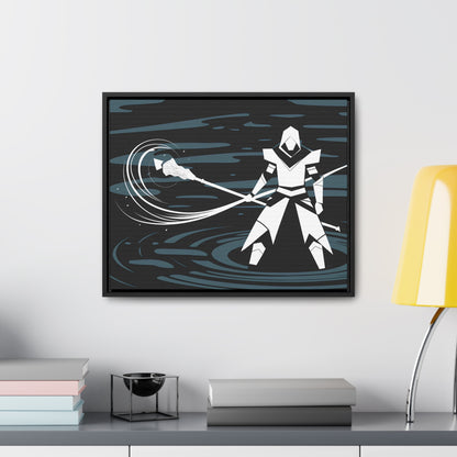 "Guardian of the Abyss" - Gallery Canvas Wraps, Horizontal Frame