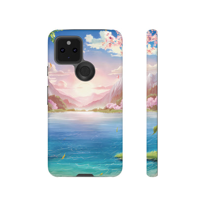 Serene Lake and Mountains - Smartphone Tough Cases