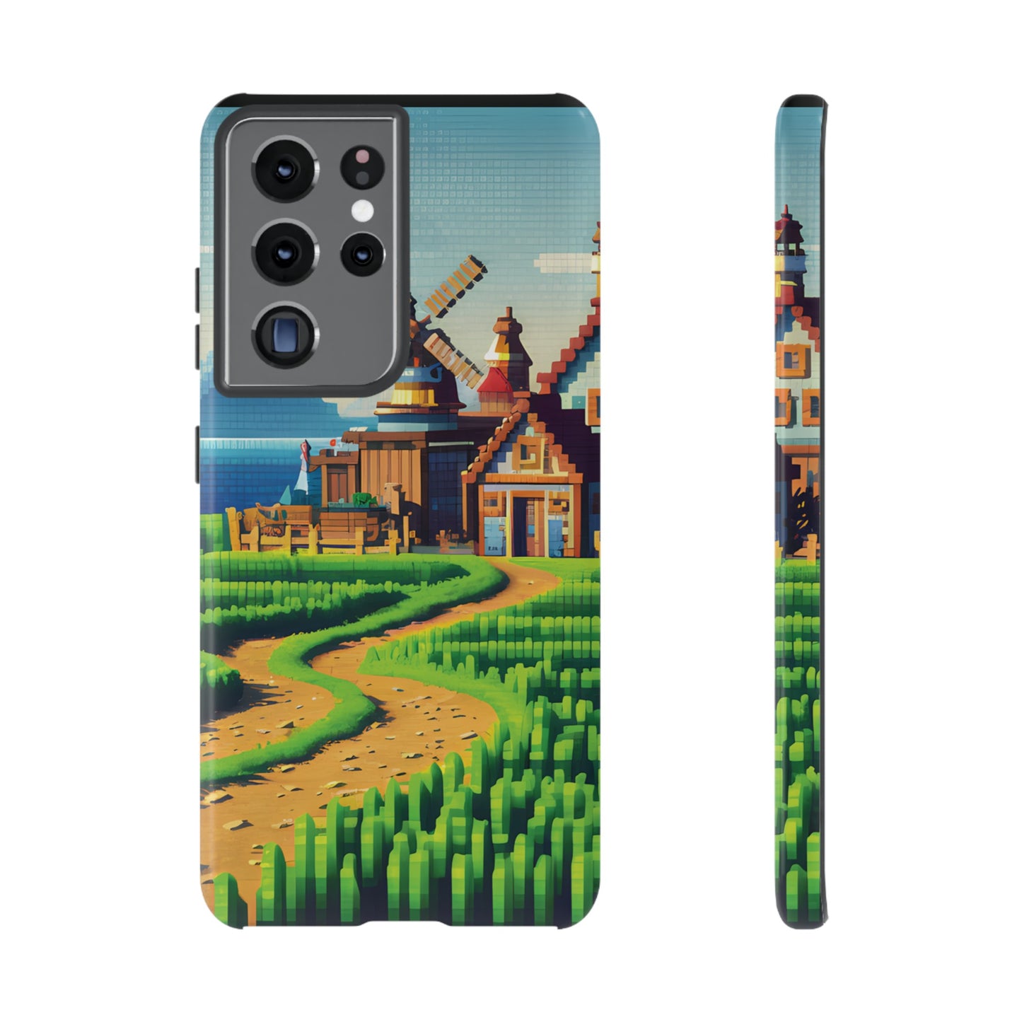 Pixel farming Village - Smartphone Tough Cases